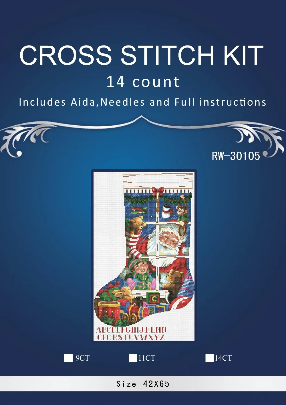 RW-30105 Santa Claus 06 counted Cross Stitch Cartoon Cross Stitch 11CT14CT Cross-Stitch Kit Handmade Embroidery
RW-30105 Santa Claus 06 counted Cross Stitch Cartoon Cross Stitch 11CT14CT Cross-Stitch Kit Handmade Embroidery