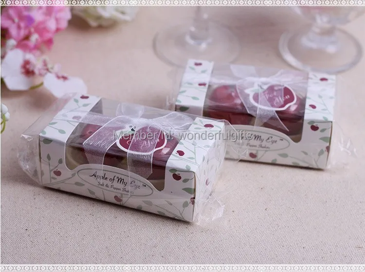 Free shipping wedding favor gift Apple Ceramic Salt and Pepper Shakersr baby shower party Keepsake 200pcs/lot
Free shipping wedding favor gift Apple Ceramic Salt and Pepper Shakersr baby shower party Keepsake 200pcs/lot