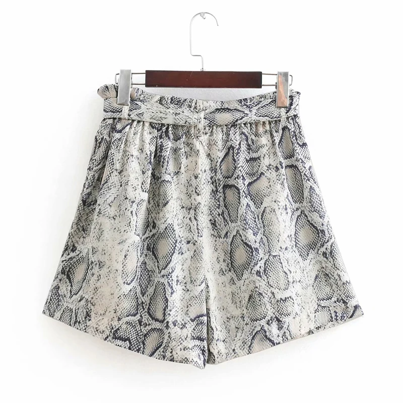American And European Snake Printed Casual Loose Empire Elastic Waist Wide-legged Short
American And European Snake Printed Casual Loose Empire Elastic Waist Wide-legged Short
