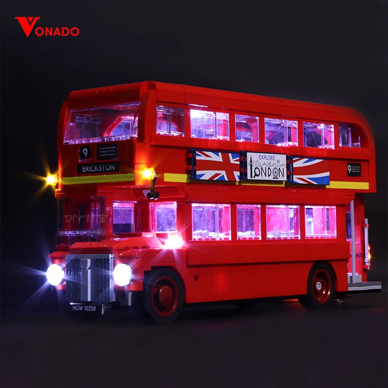 Vonado Led Light For10258 London Bus Building Bricks 21045 Creator City Technic Blocks Toys (only Light+battery Box)
Vonado Led Light For10258 London Bus Building Bricks 21045 Creator City Technic Blocks Toys (only Light+battery Box)