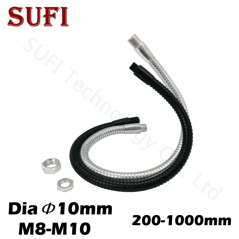 2pcs/lot Dia 10mm LED table lamp holder metal hose LED gooseneck Outer M8 M10 flexible lamps holder 20-100cm serpentine tubes
2pcs/lot Dia 10mm LED table lamp holder metal hose LED gooseneck Outer M8 M10 flexible lamps holder 20-100cm serpentine tubes
