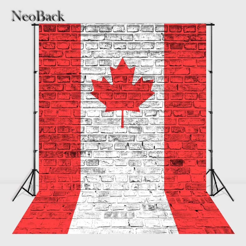 NeoBack 5x7 футов виниловый тканевый фон для фотостудии с изображением флага Канады