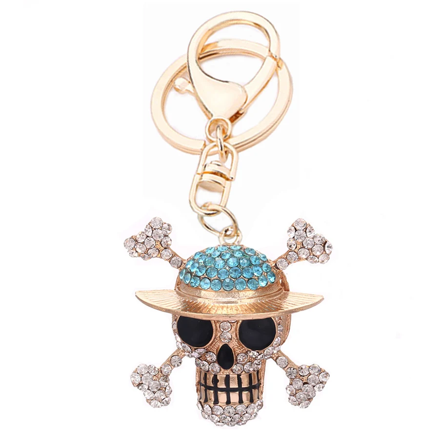 Creative Crystal Skull Keychain Women Bag Charm Key Chain Ring Holder Car Keyring Metal Keyfobs Gift Jewelry Llavero R089
Creative Crystal Skull Keychain Women Bag Charm Key Chain Ring Holder Car Keyring Metal Keyfobs Gift Jewelry Llavero R089