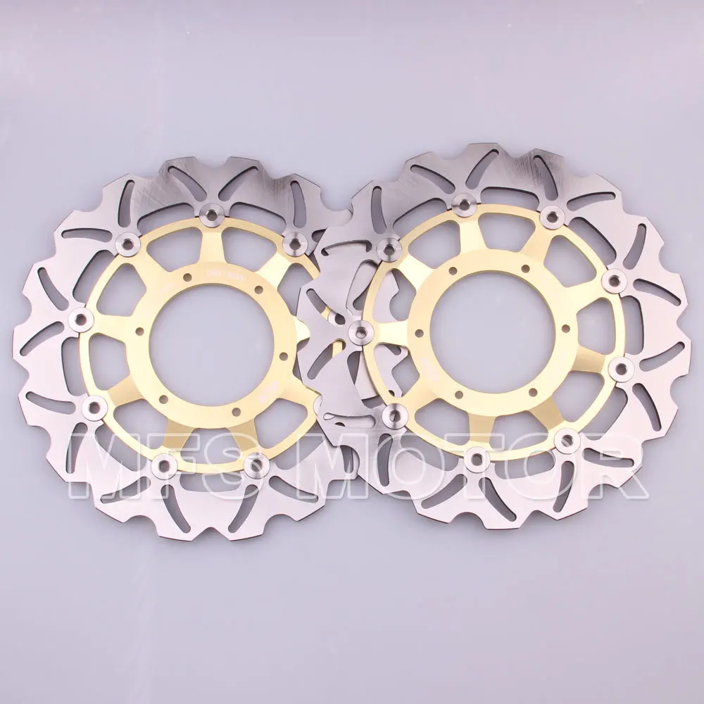 Motorcycle Part Front Brake Discs Rotor For Honda CBR600 F4i 2001 2002 2003 01 02 03 CBR600 F4i 01 02 03 Gold
Motorcycle Part Front Brake Discs Rotor For Honda CBR600 F4i 2001 2002 2003 01 02 03 CBR600 F4i 01 02 03 Gold