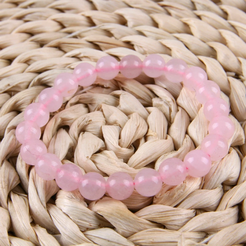 Natural fashion 8MM rose quartzs round beads natural stone crystal beaded bracelets jewelry for women gifts
Natural fashion 8MM rose quartzs round beads natural stone crystal beaded bracelets jewelry for women gifts