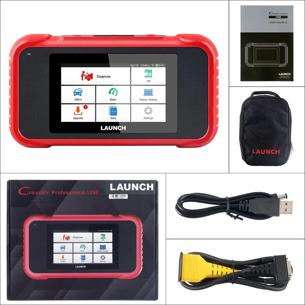 Launch X431 CRP129E OBD2 ENG ABS подушка безопасности SRS для диагностики масляного тормоза SAS TMPS