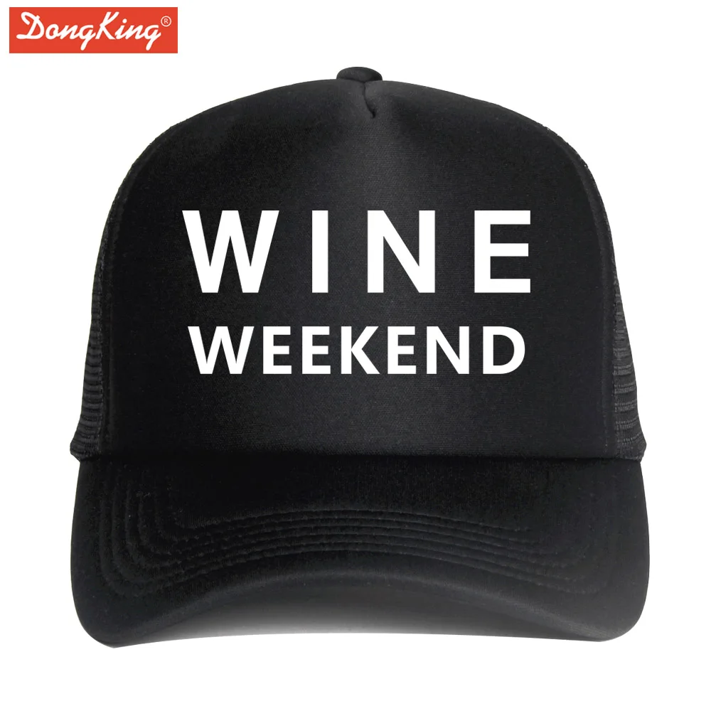 DongKing New Fashion Trucker Cap Unisex Snapback Casual Hats Men Wemen Summer Adjustable Mesh Caps WINE WEEKEND Letters Print
DongKing New Fashion Trucker Cap Unisex Snapback Casual Hats Men Wemen Summer Adjustable Mesh Caps WINE WEEKEND Letters Print
