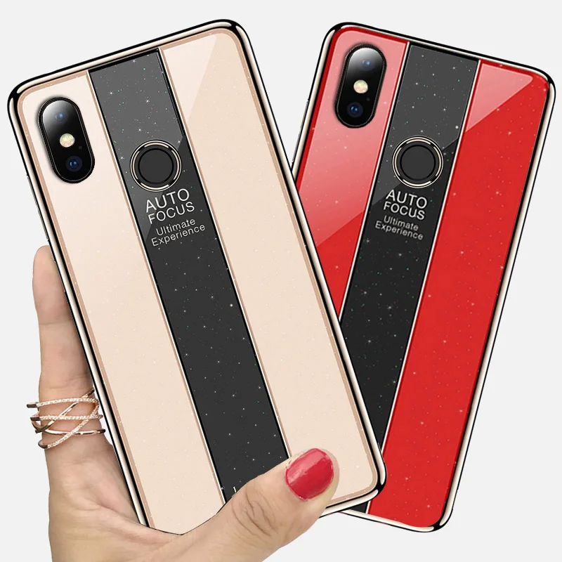 KaiNuEn Coque чехол для Xiaomi Mi 8 Mi8 8Se SE 8Lite Роскошный Блестящий жесткий телефона из