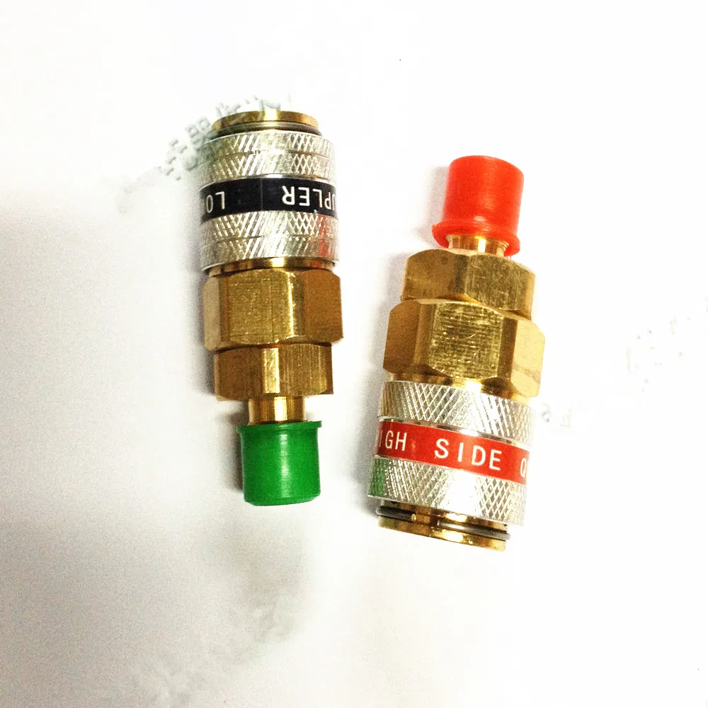 1 Pair QC-12 1/4SAE R134A L/H Pressure Car Quick Coupler Connector Air Conditioning Refrigerant Adjustable
1 Pair QC-12 1/4SAE R134A L/H Pressure Car Quick Coupler Connector Air Conditioning Refrigerant Adjustable