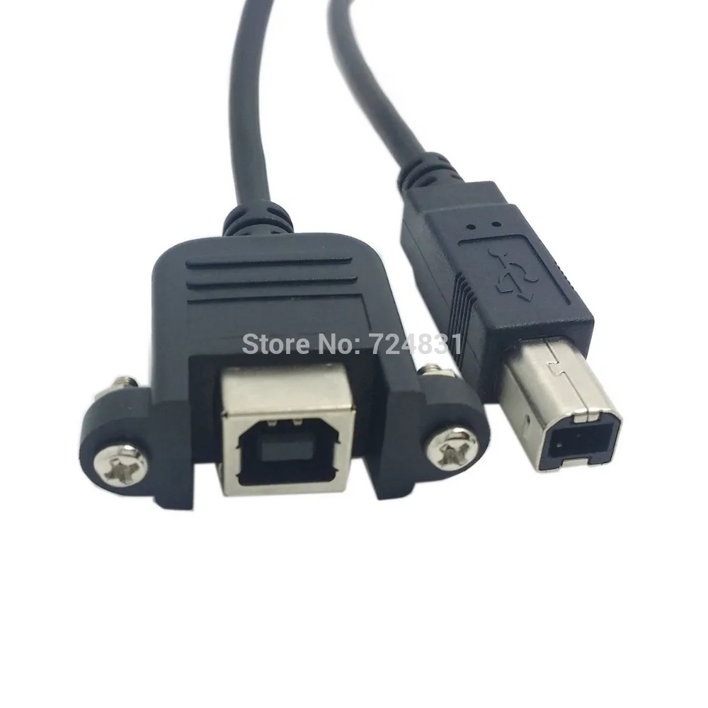 Xiwai USB 2.0 B Type Male to Female Printer Scanner Hard Disk Extension Cable with Screws for Panel Mount 50cm
Xiwai USB 2.0 B Type Male to Female Printer Scanner Hard Disk Extension Cable with Screws for Panel Mount 50cm