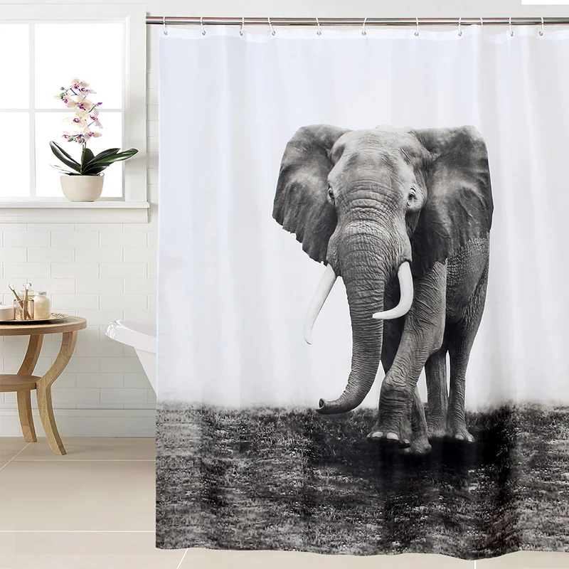 Happy Tree Fabric Polyester Animal Elephant Deer Thicken Shower Curtain Waterproof Bathroom Curtain African Bath Curtain.
Happy Tree Fabric Polyester Animal Elephant Deer Thicken Shower Curtain Waterproof Bathroom Curtain African Bath Curtain.