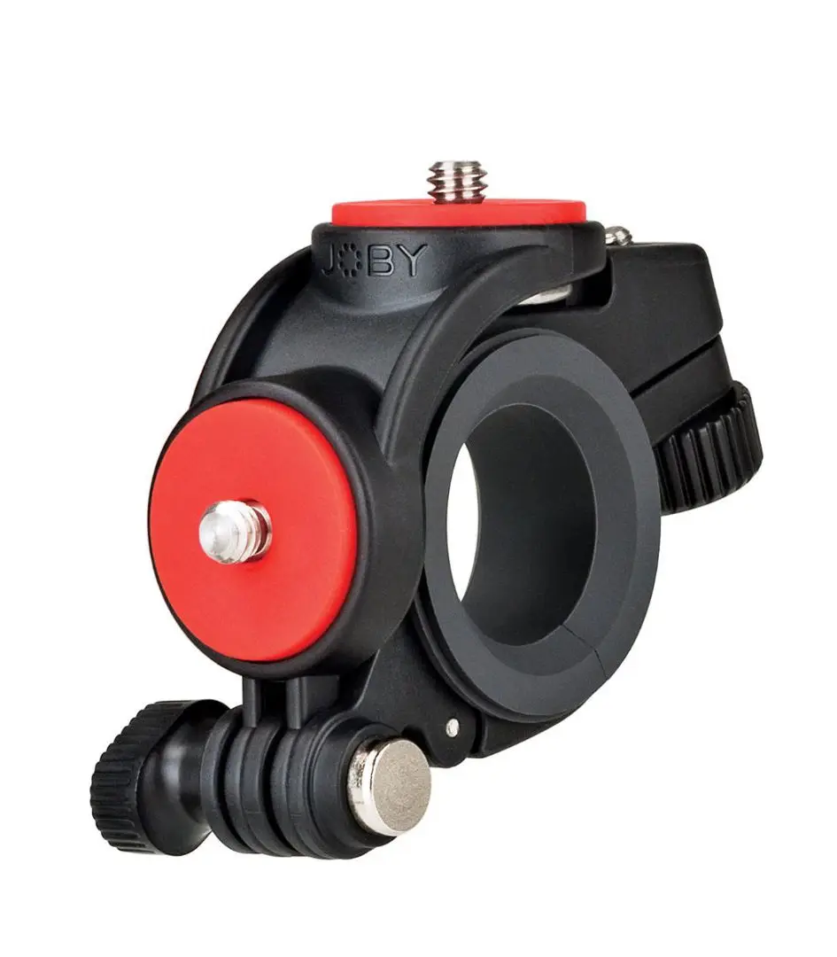 Bike Mount w/ two 1/4" thread fr GoPro & smartphone or Other Action Video Camera
Bike Mount w/ two 1/4" thread fr GoPro & smartphone or Other Action Video Camera