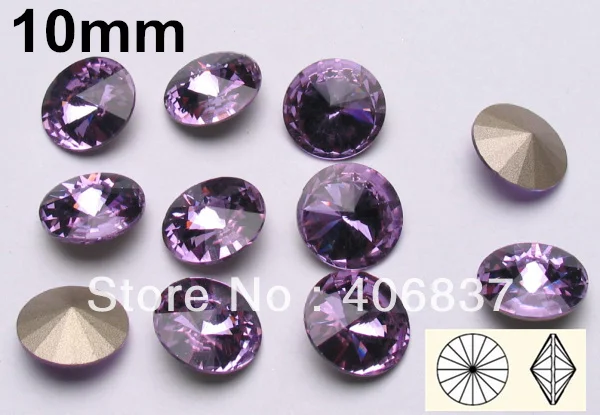 Free Shipping! 10mm Violet Crystal Rivoli Fancy Stones, 200pcs/Lot, China Top Quality Round Silver Foiled Crystal Rivoli
Free Shipping! 10mm Violet Crystal Rivoli Fancy Stones, 200pcs/Lot, China Top Quality Round Silver Foiled Crystal Rivoli