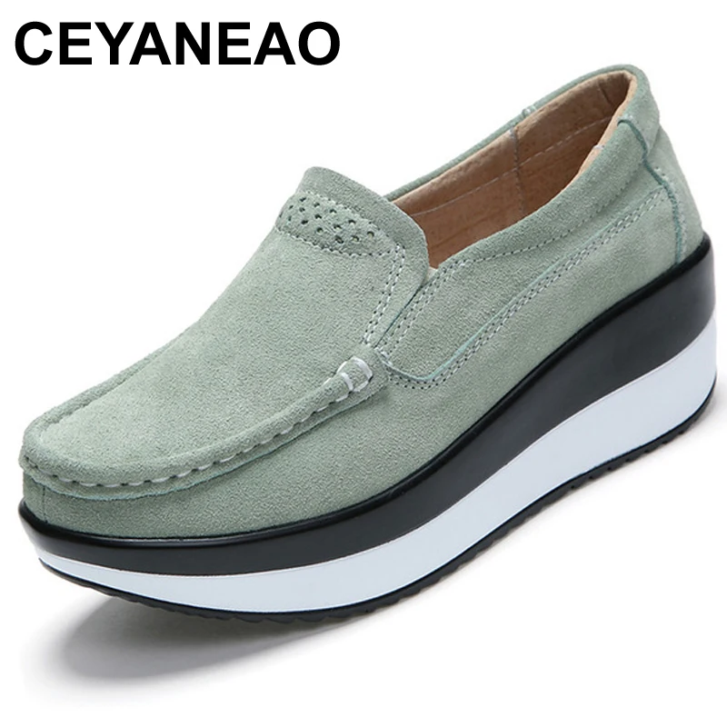CEYANEAO Новая женская обувь на плоской подошве на платформе без шнуровки, обувь без шнуровки женские замшевые удобные повседневные женские Пр...
CEYANEAO Новая женская обувь на плоской подошве на платформе без шнуровки, обувь без шнуровки женские замшевые удобные повседневные женские Пр...