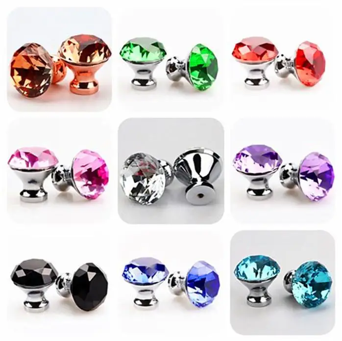 30mm Kitchen Cabinet Handles Diamond Shape Design Crystal Glass Knobs Cupboard Pulls Drawer Knobs Furniture Handle Hardware
30mm Kitchen Cabinet Handles Diamond Shape Design Crystal Glass Knobs Cupboard Pulls Drawer Knobs Furniture Handle Hardware