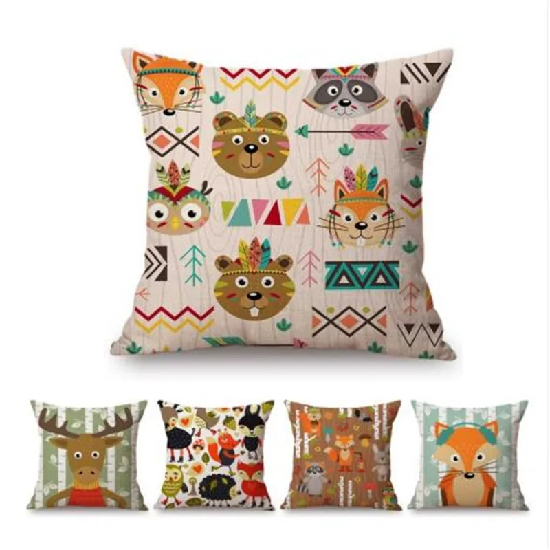 Woodland Animals Sofa Cushion Cover Forest Fox Racoon Owl Bear Deer Fox Cute Cartoon Baby Kids Room Decoration Throw Pillow Case
Woodland Animals Sofa Cushion Cover Forest Fox Racoon Owl Bear Deer Fox Cute Cartoon Baby Kids Room Decoration Throw Pillow Case