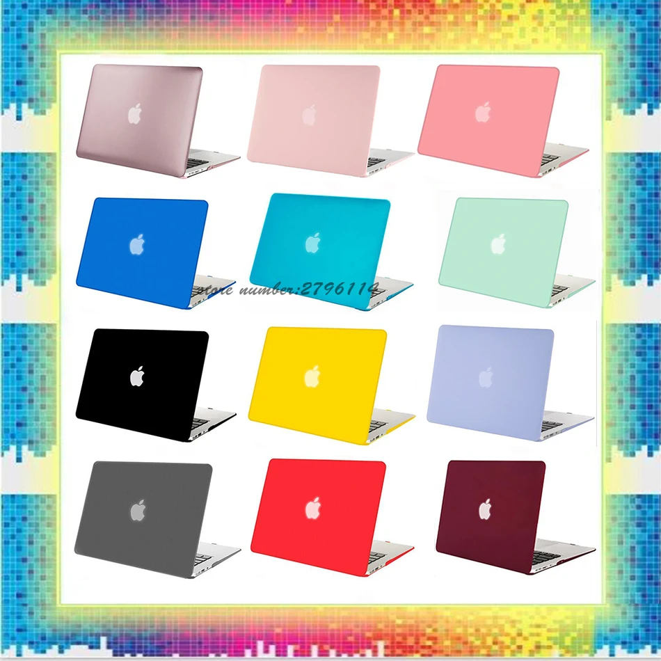 Ноутбук Mac 13 дюймов Чехол пластиковый матовый чехол для Macbook Air Pro 11 15 Retina 2015 2014 2013