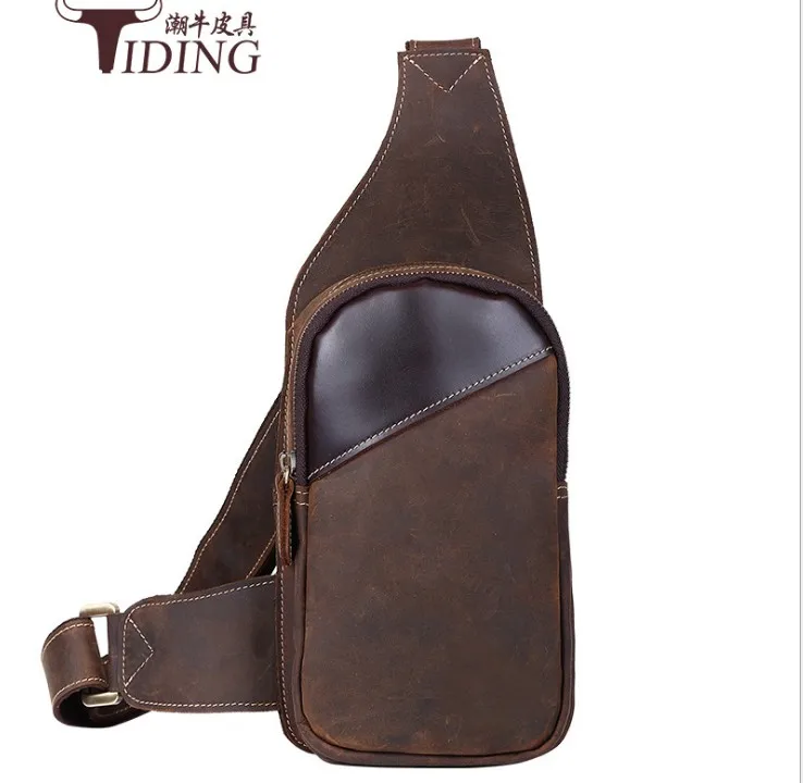 man chest bag leather 2017 Fashion Mens Shoulder Bag Burglarproof Brown genuine Leather Mens Messenger Bag Travel Chest bag
man chest bag leather 2017 Fashion Mens Shoulder Bag Burglarproof Brown genuine Leather Mens Messenger Bag Travel Chest bag
