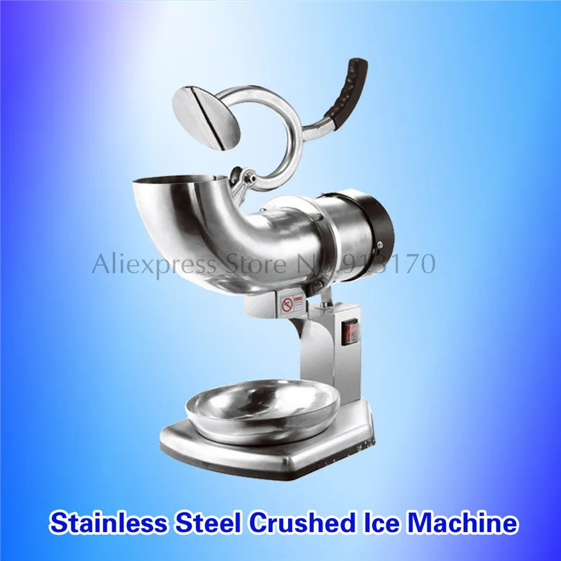 Commercial Ice Crusher Snow Ice Crushing Machine Electric Stainless Steel Ice Chopper 0.4KW
Commercial Ice Crusher Snow Ice Crushing Machine Electric Stainless Steel Ice Chopper 0.4KW