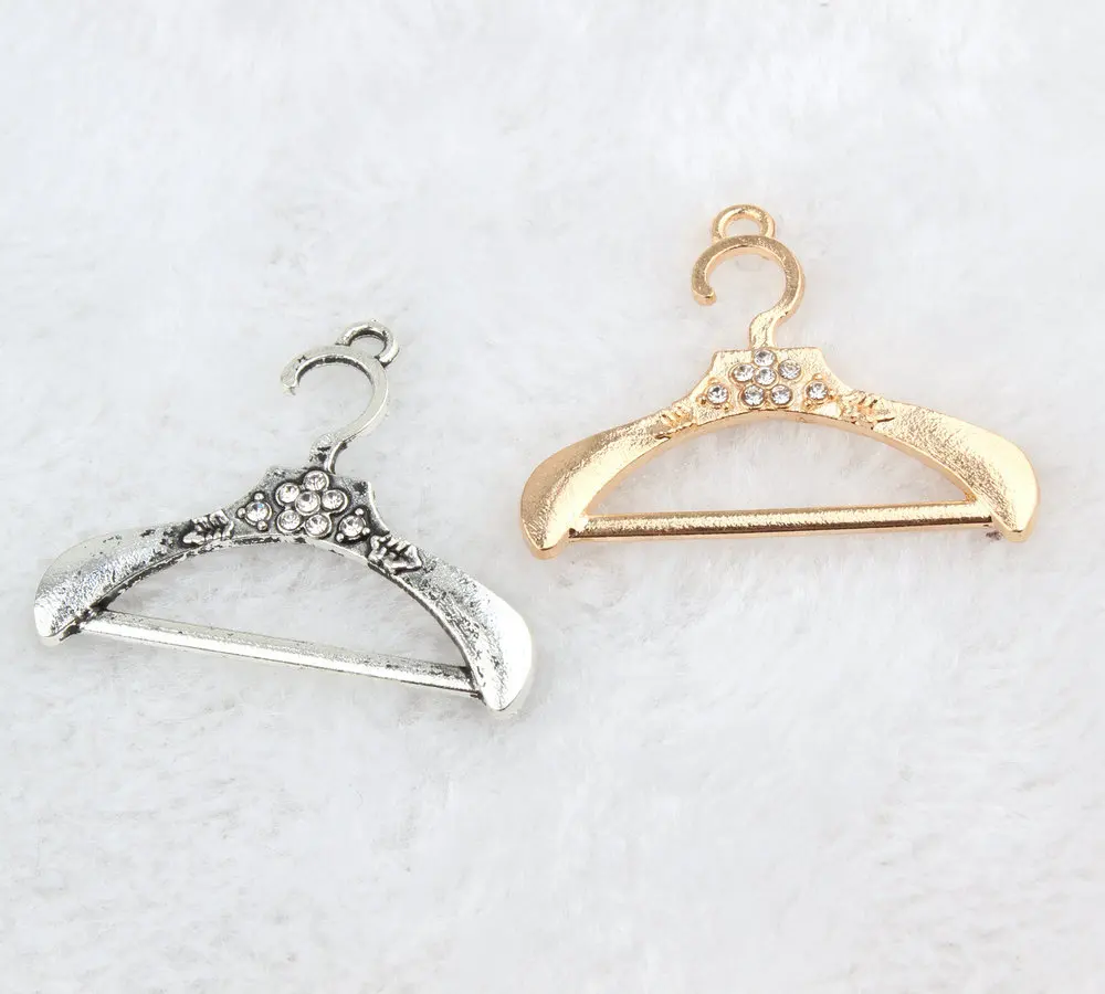 10pcs/lot Zinc Alloy Hanger Shape Charms With Rhinestone Pendant For DIY Jewelry Earrings Accessories
10pcs/lot Zinc Alloy Hanger Shape Charms With Rhinestone Pendant For DIY Jewelry Earrings Accessories