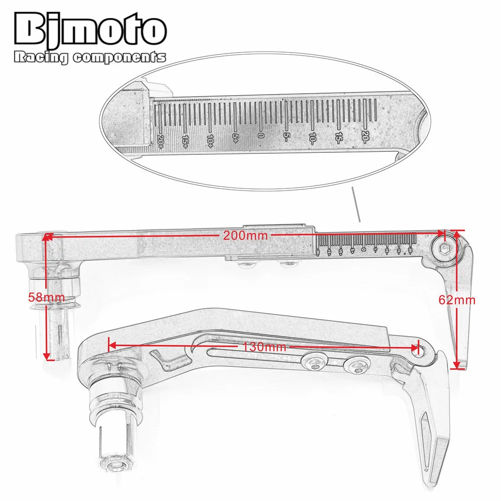 Bjmoto Universal Aluminum motorcycle Adjustable Lever Guard 22mm bar Lever Proguard Guard For honda cbr Kawasaki Ninja
Bjmoto Universal Aluminum motorcycle Adjustable Lever Guard 22mm bar Lever Proguard Guard For honda cbr Kawasaki Ninja