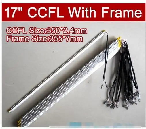 10PCS 17'' inch dual lamps CCFL with frame,LCD monitor lamp backlight with housing,CCFL with cover 350MM,FRAME:355mm x7mm
10PCS 17'' inch dual lamps CCFL with frame,LCD monitor lamp backlight with housing,CCFL with cover 350MM,FRAME:355mm x7mm