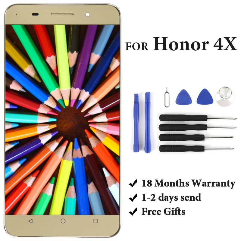 Для Honor 4X ЖК-дисплей в сборе, Замена сенсорного экрана для ЖК-дисплея, CHE2-L12 CHE2-L23 5,5'
Для Honor 4X ЖК-дисплей в сборе, Замена сенсорного экрана для ЖК-дисплея, CHE2-L12 CHE2-L23 5,5'