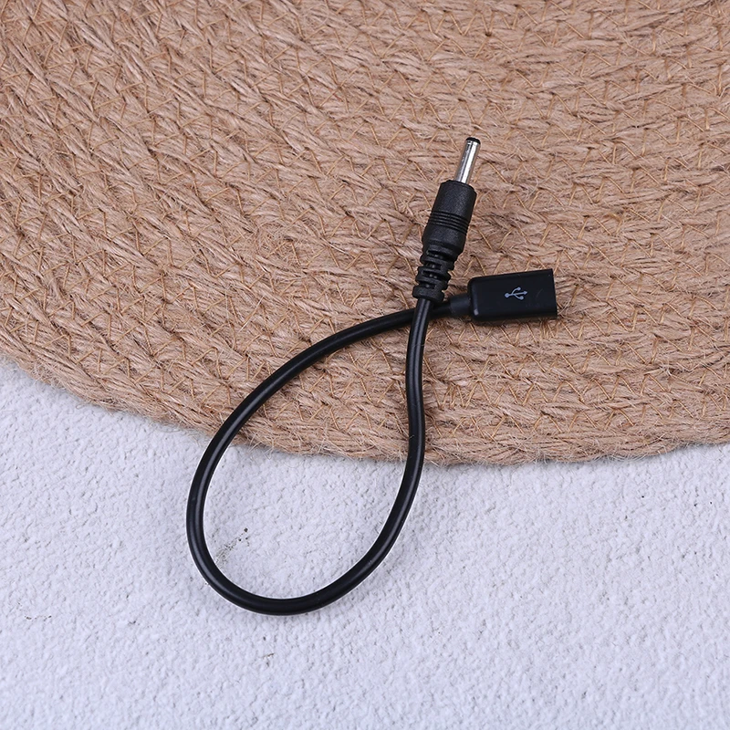 1pc Black 3.5mm x 1.35mm Male DC Power Micro USB Female Socket to DC 3.5x1.35mm Male Plug Adapter Cable Cord
1pc Black 3.5mm x 1.35mm Male DC Power Micro USB Female Socket to DC 3.5x1.35mm Male Plug Adapter Cable Cord