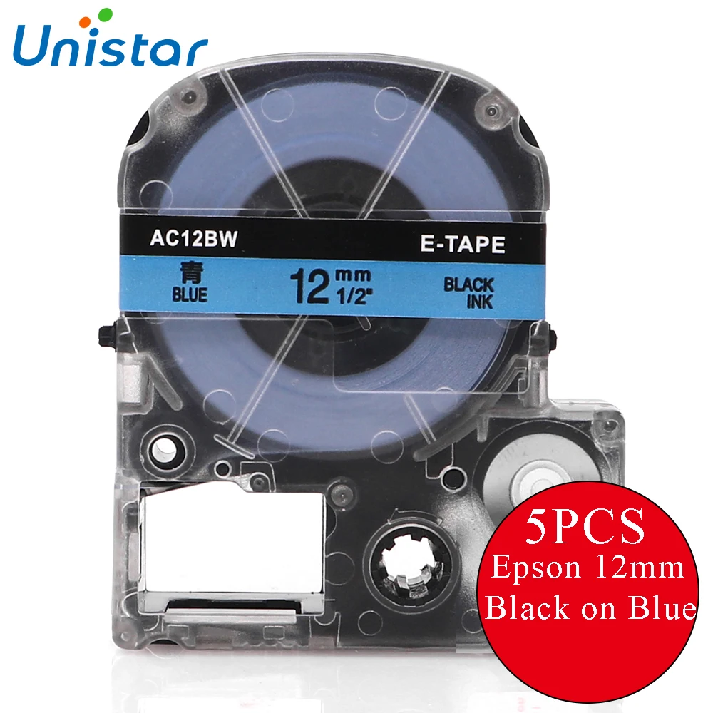 Юнистар 5 шт. совместимый для LK-4LBP LC-4LBP Epson LW-300 LW-400 черный на голубом 12 мм крюк вышлите ваш заказ прямо к этому Maker ленты для Epson и Kingjim
Юнистар 5 шт. совместимый для LK-4LBP LC-4LBP Epson LW-300 LW-400 черный на голубом 12 мм крюк вышлите ваш заказ прямо к этому Maker ленты для Epson и Kingjim