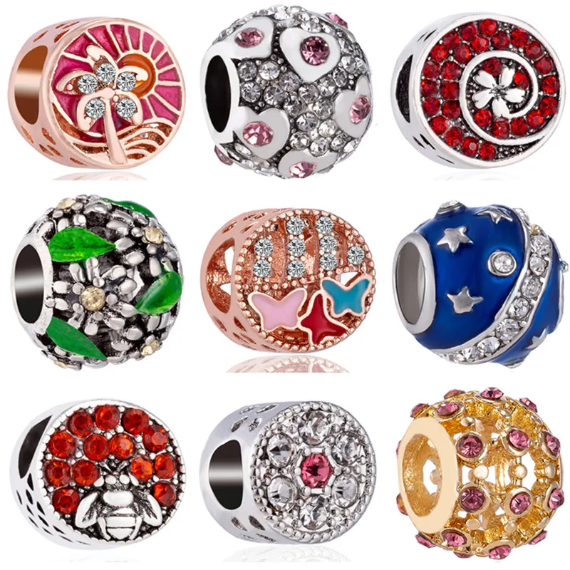 New Arrived Tree Butterfly Leaves Flower Crystal Heart Charms Fit Pandora Bracelets Bangles Handmade Jewelry Gifts Accessories
New Arrived Tree Butterfly Leaves Flower Crystal Heart Charms Fit Pandora Bracelets Bangles Handmade Jewelry Gifts Accessories