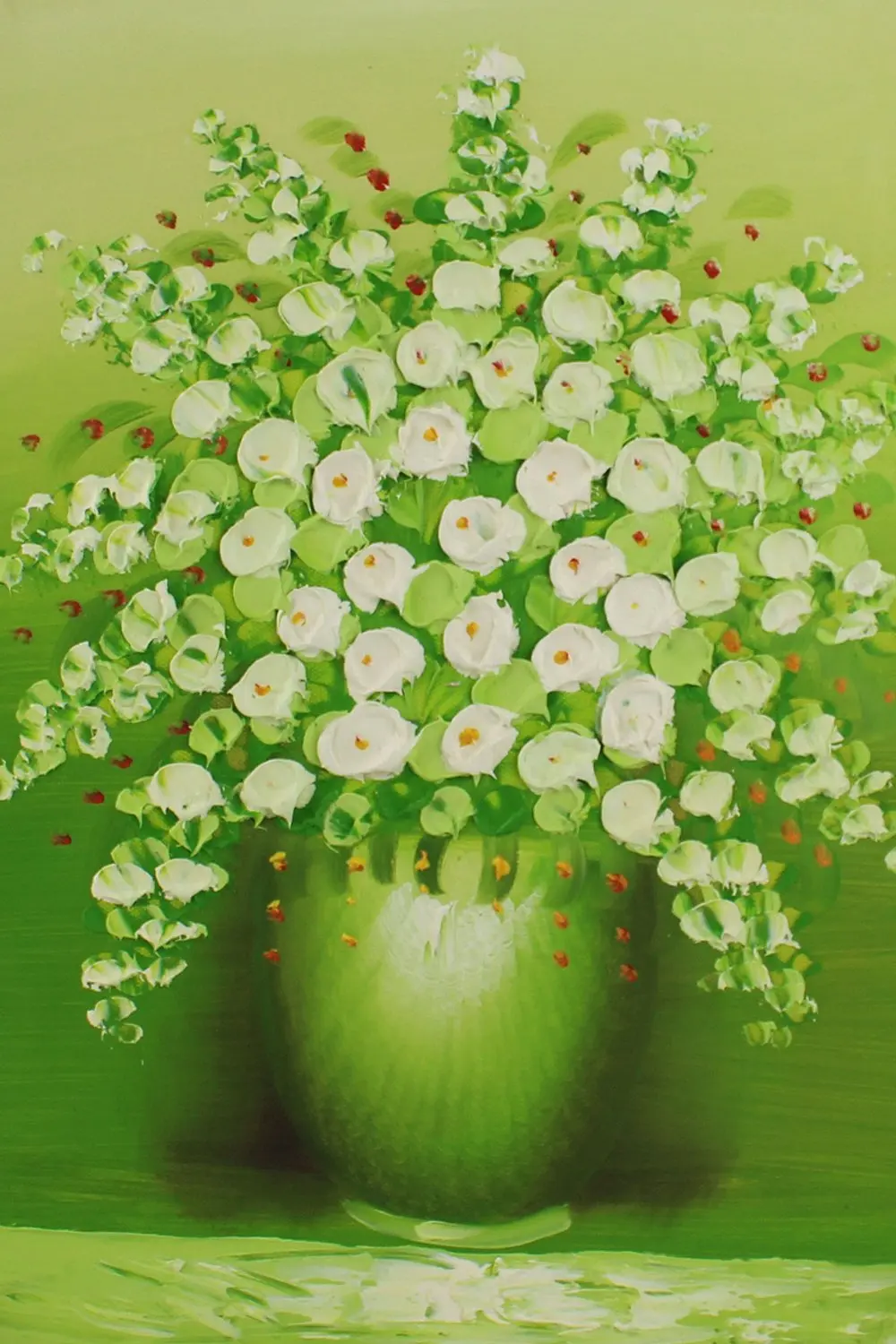 100% Hand Painted Wall Art Oil Paintings on Canvas for Home Decoration Modern Wall for Wall Decorations Green Flowers
100% Hand Painted Wall Art Oil Paintings on Canvas for Home Decoration Modern Wall for Wall Decorations Green Flowers
