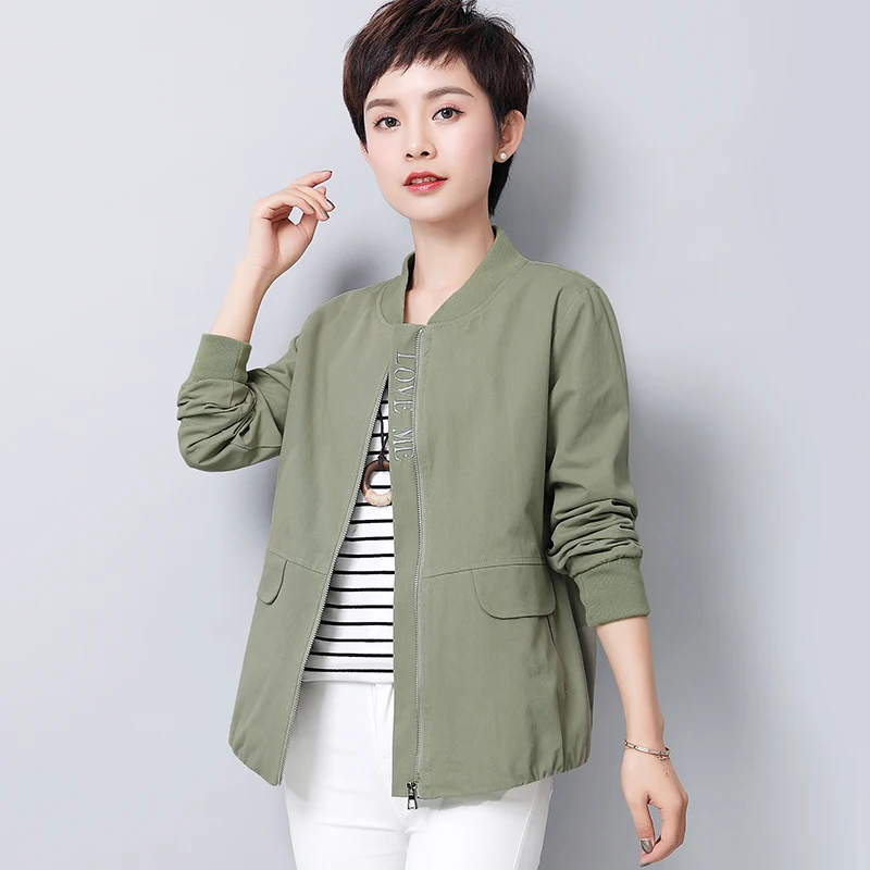 New 2019 autumn winter loose fit casual jacket women stand collar cotton coat outer plus size L - XXXXXL
New 2019 autumn winter loose fit casual jacket women stand collar cotton coat outer plus size L - XXXXXL