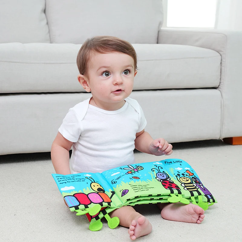 Cloth Books Insect Ankle 3D Books 4Pages Sound Endoucational Cloth Books Not Torn For Newborn Baby 0-12 month 3
Cloth Books Insect Ankle 3D Books 4Pages Sound Endoucational Cloth Books Not Torn For Newborn Baby 0-12 month 3