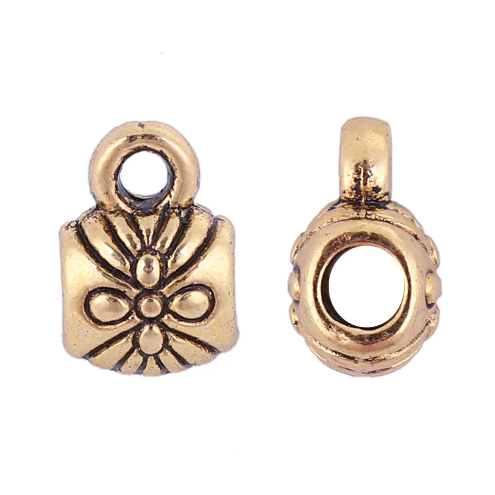 DoreenBeads Zinc Based Alloy Antique Gold Bail Beads Barrel Gold Tone Flower DIY Components 9mm( 3/8") x 6mm( 2/8"), 100 PCs
DoreenBeads Zinc Based Alloy Antique Gold Bail Beads Barrel Gold Tone Flower DIY Components 9mm( 3/8") x 6mm( 2/8"), 100 PCs