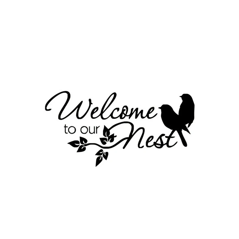 Welcome To Our Bird Nest Animal Car Sticker Vinyl Car-Styling Car Decorative Accessories JdM
Welcome To Our Bird Nest Animal Car Sticker Vinyl Car-Styling Car Decorative Accessories JdM