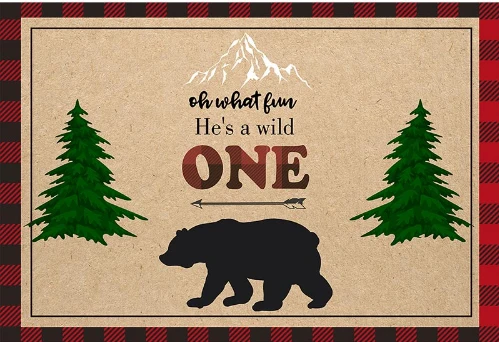 7x5ft Little Man Wild One Bear Pine Adventure Custom Washable Wrinkle Free Photo Studio Background Backdrop Polyester Fabric
7x5ft Little Man Wild One Bear Pine Adventure Custom Washable Wrinkle Free Photo Studio Background Backdrop Polyester Fabric
