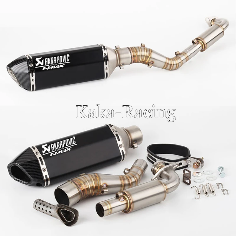 Лазерный NMAX Akrapovic мотоцикл глушитель полная система скольжения Модифицированная