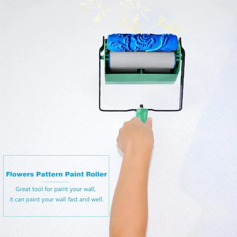 5 Inch Flowers Pattern Paint Roller Wall Decoration Roller Art Brush Tool Painting Wall Machine Wall Roller Brush Tool
5 Inch Flowers Pattern Paint Roller Wall Decoration Roller Art Brush Tool Painting Wall Machine Wall Roller Brush Tool