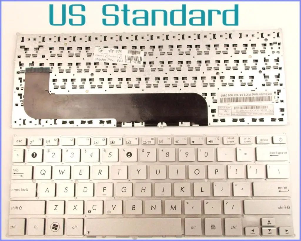 Фото Английская версия клавиатуры для ноутбуков ASUS UX21E UX21 UX21A 0KNB0 1100RU00 1620US00 9Z.N8KBC.41D