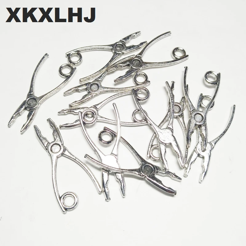 XKXLHJ 20pcs Charms pliers tool 23*10mm Tibetan Silver Plated Pendants Antique Jewelry Making DIY Handmade Craft
XKXLHJ 20pcs Charms pliers tool 23*10mm Tibetan Silver Plated Pendants Antique Jewelry Making DIY Handmade Craft