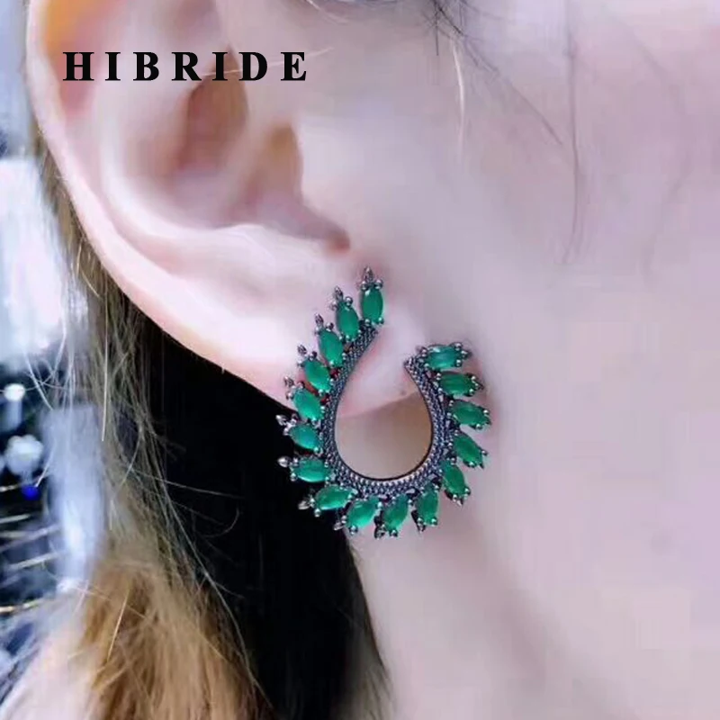 HIBRIDE Brazil Style Luxury AAA Cubic Zirconia Women Stud Earrings Classic Female Bridal Earring Brincos Party Gifts E-567
HIBRIDE Brazil Style Luxury AAA Cubic Zirconia Women Stud Earrings Classic Female Bridal Earring Brincos Party Gifts E-567