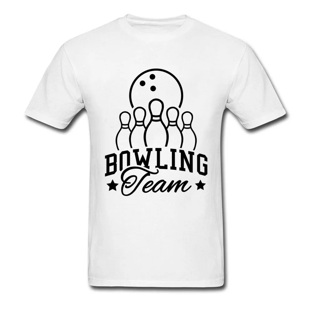Мужская футболка в стиле джаз Bowlinger Team Повседневная хип хоп из органического