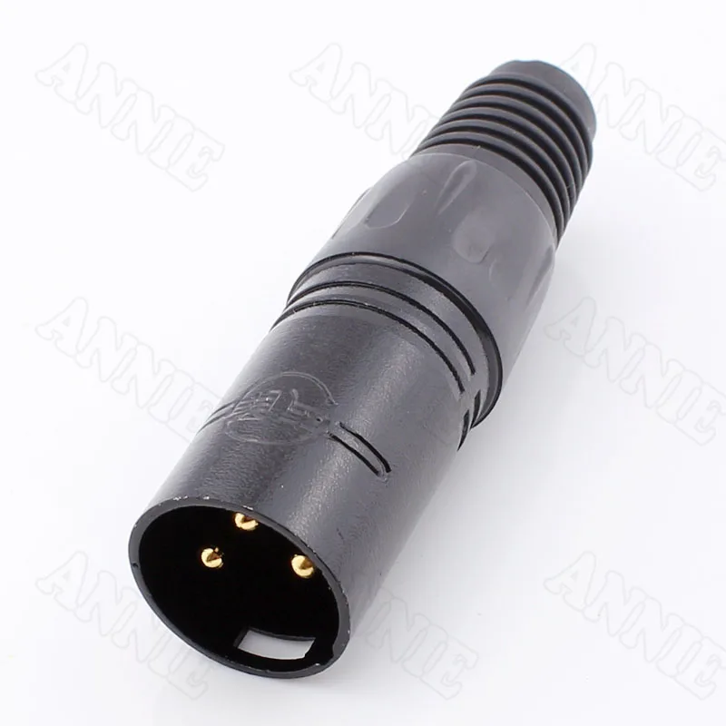 30pcs/lot 3 Pin Black Gold Plated Microphone Plug For Neutrik YS XLR Male Socket With Copper CoreJ
30pcs/lot 3 Pin Black Gold Plated Microphone Plug For Neutrik YS XLR Male Socket With Copper CoreJ