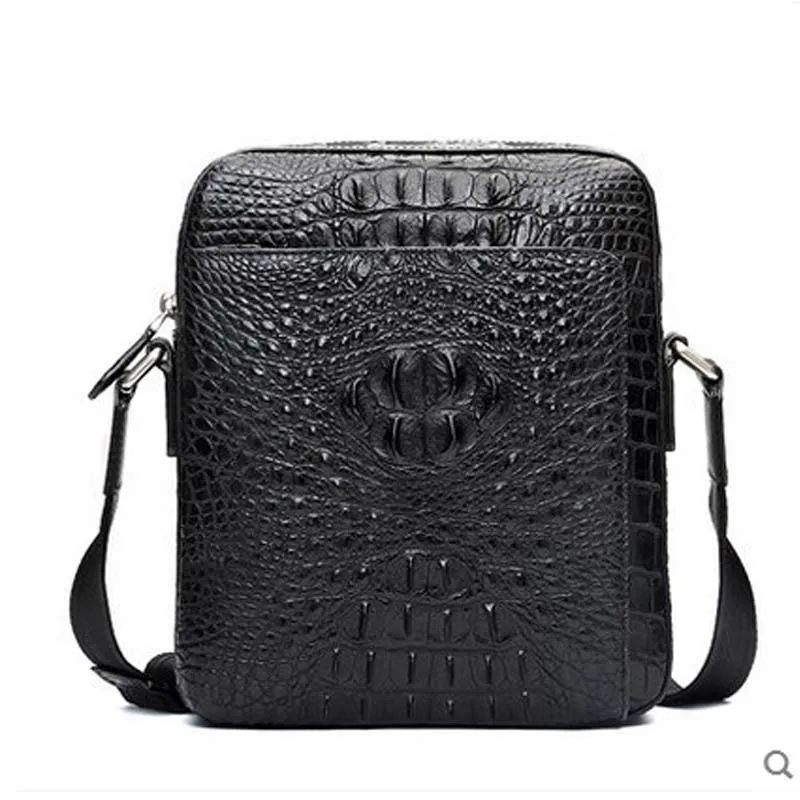 hlt Thai crocodile leather single shoulder men bag male zipper business men single shoulder handbag male crocodile bag
hlt Thai crocodile leather single shoulder men bag male zipper business men single shoulder handbag male crocodile bag