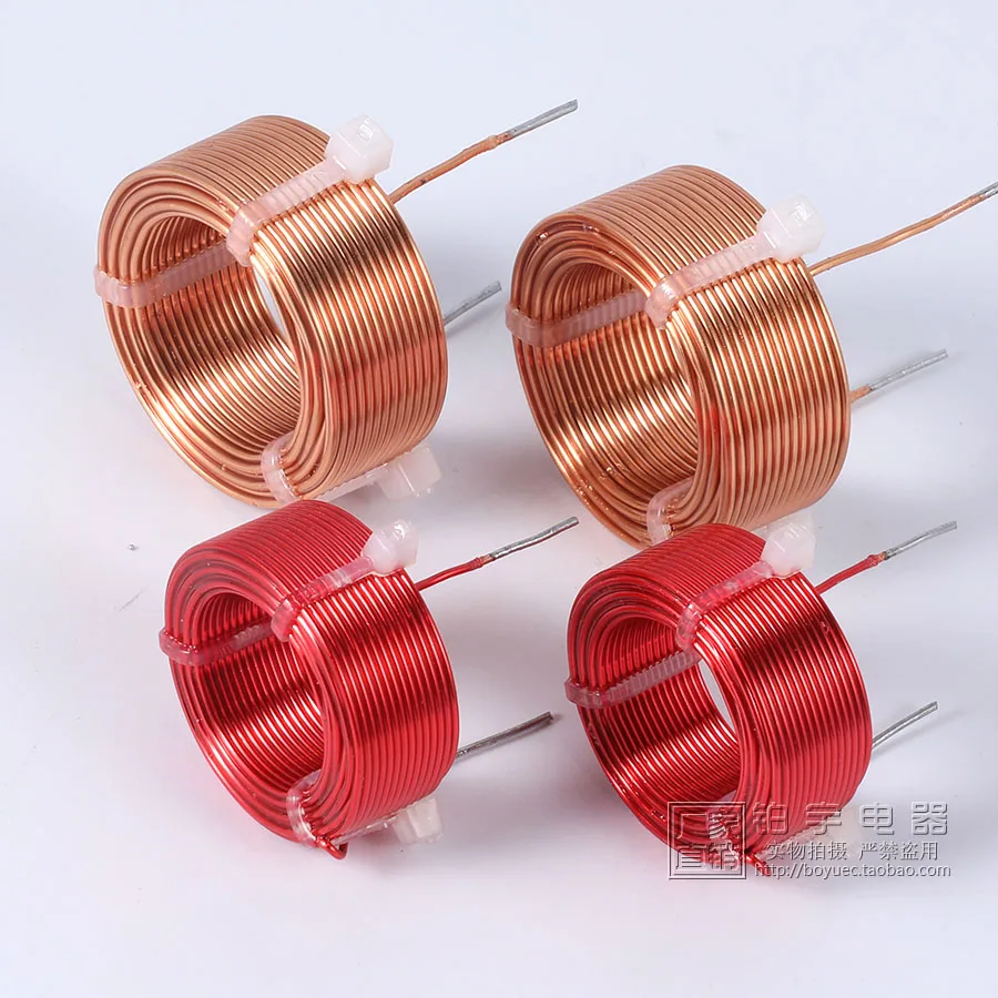 Inductance Customization of 0.8mm Oxygen-free Copper Hollow Inductance Coil Audio Frequency Divider Inductance Fever Soundbox
Inductance Customization of 0.8mm Oxygen-free Copper Hollow Inductance Coil Audio Frequency Divider Inductance Fever Soundbox