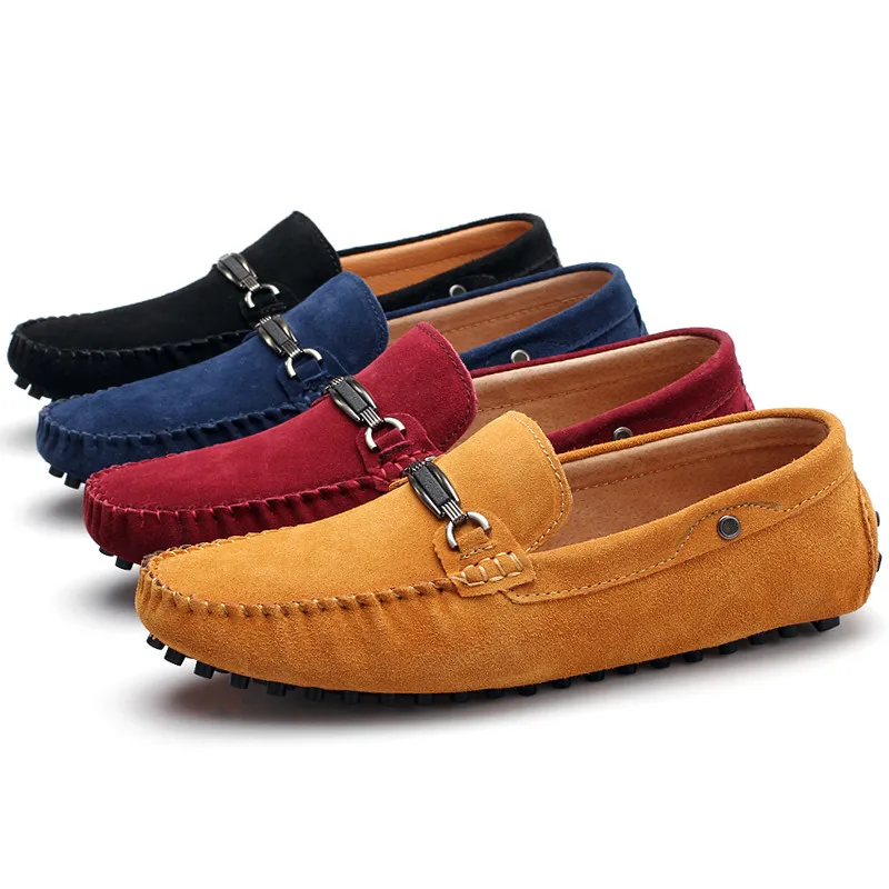 Suede Shoes Men Loafers Breathable Moccasins Men Shoes Casual Driving Gommino Slip On High Quality
Suede Shoes Men Loafers Breathable Moccasins Men Shoes Casual Driving Gommino Slip On High Quality