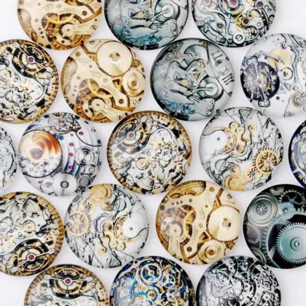 20pcs 20mm Round Glass Cabochon, Steampunk gear Pattern Glass Cabochon,Handmade Photo Glass,Flat Back Cover Sticker-10070549
20pcs 20mm Round Glass Cabochon, Steampunk gear Pattern Glass Cabochon,Handmade Photo Glass,Flat Back Cover Sticker-10070549