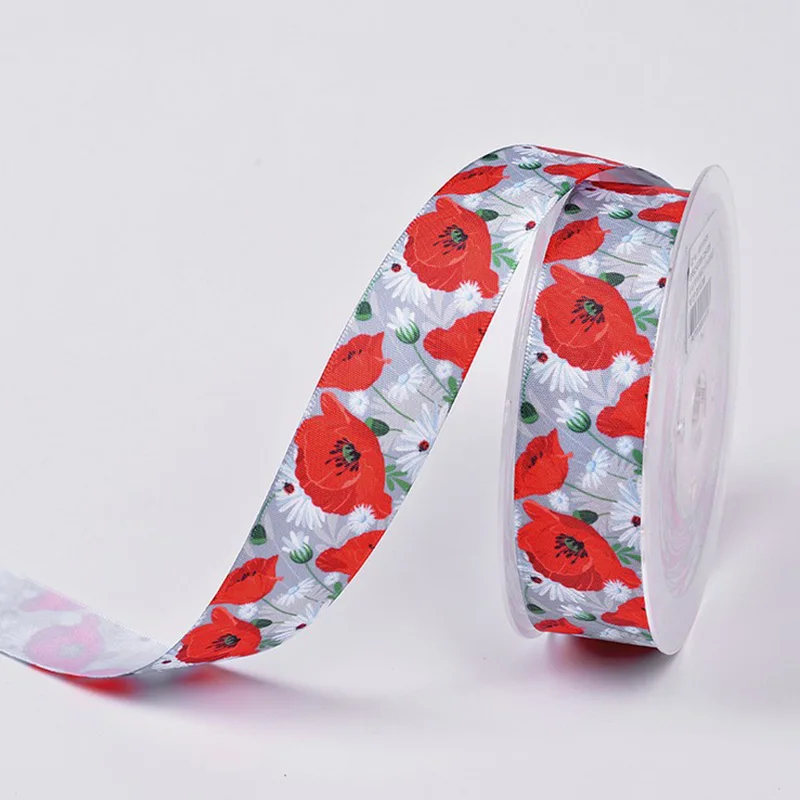 Satin Ribbon Printed Floral Hand Painting Style Series Belt 1" 25mm DIY Hair Bow Kont Baking Gift Box Decorative Ribbon BBXQ-034
Satin Ribbon Printed Floral Hand Painting Style Series Belt 1" 25mm DIY Hair Bow Kont Baking Gift Box Decorative Ribbon BBXQ-034