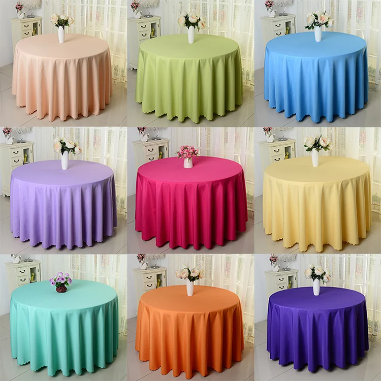 1 Piece 120 inch Polyester Fabric Table Cloth Table Cover Round for Wedding Party Decoration Wedding Tablecloth Free DHL
1 Piece 120 inch Polyester Fabric Table Cloth Table Cover Round for Wedding Party Decoration Wedding Tablecloth Free DHL