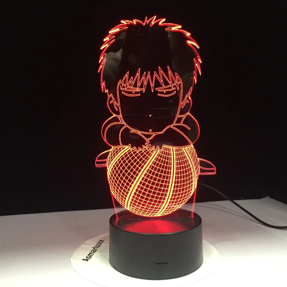 Rukawa Kaede Баскетбол 3D светодиодный светильник 7 цветов изменения базы 3D голограмма лампа Ночной светильник Подарки на Новый год домашнее укра...
Rukawa Kaede Баскетбол 3D светодиодный светильник 7 цветов изменения базы 3D голограмма лампа Ночной светильник Подарки на Новый год домашнее укра...